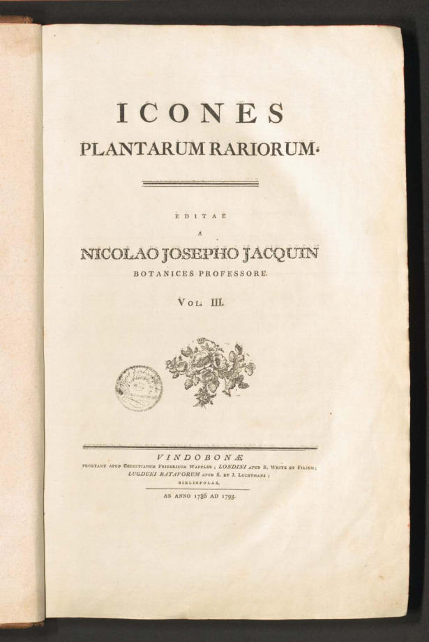 ICONES PLANTARUM RARIORUM.