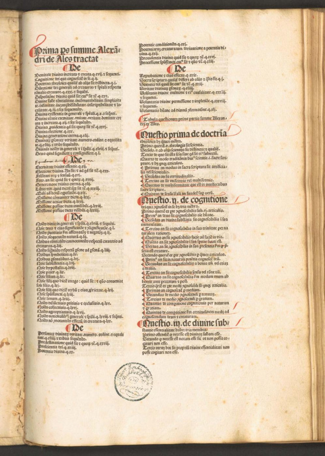 Summa universae theologiae.