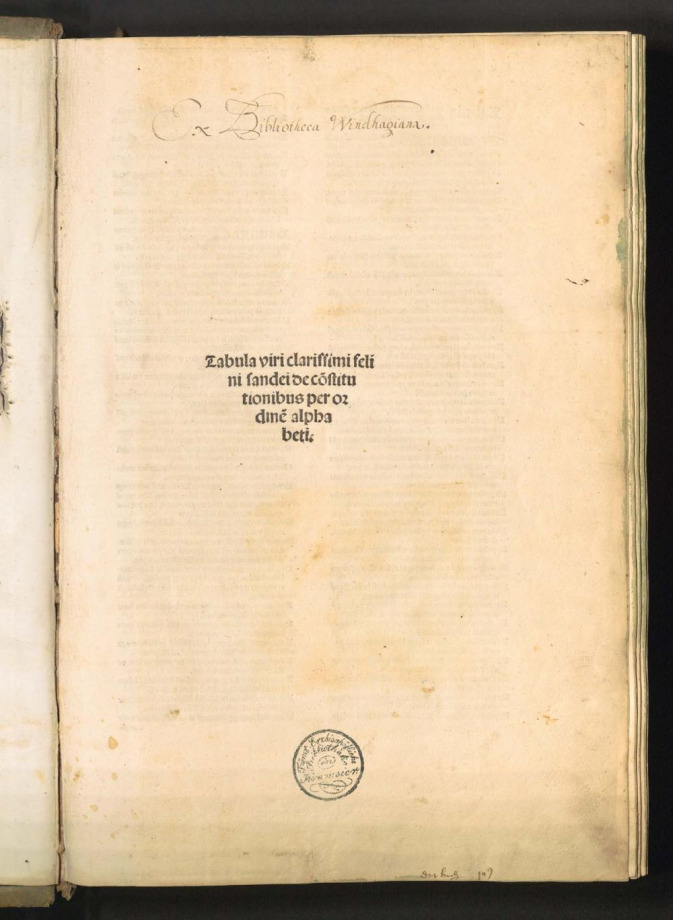 Opera, sive Lectura super Decretales.
