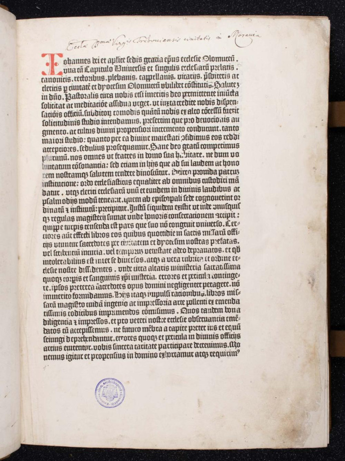Missale Olomucense