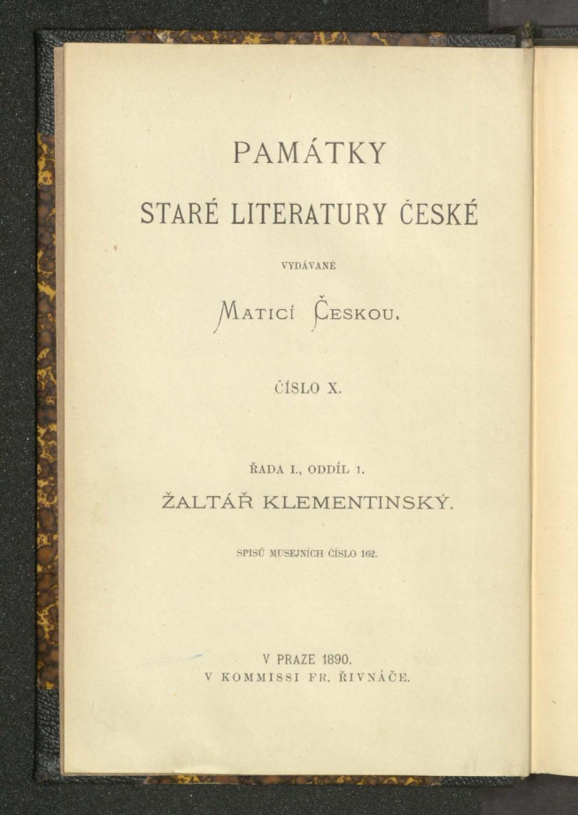 Žaltář Klementinský 