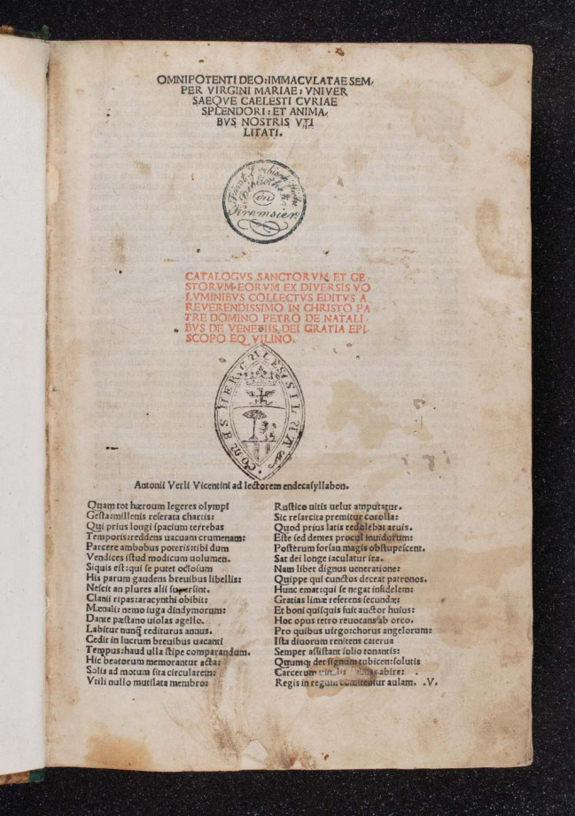 Catalogus sanctorum et gestorum eorum 