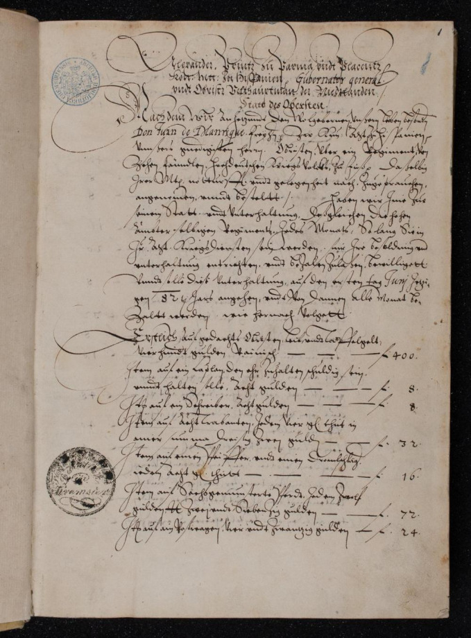 Kriegsordnungen und andere militärische Akten des Hauses Habsburg