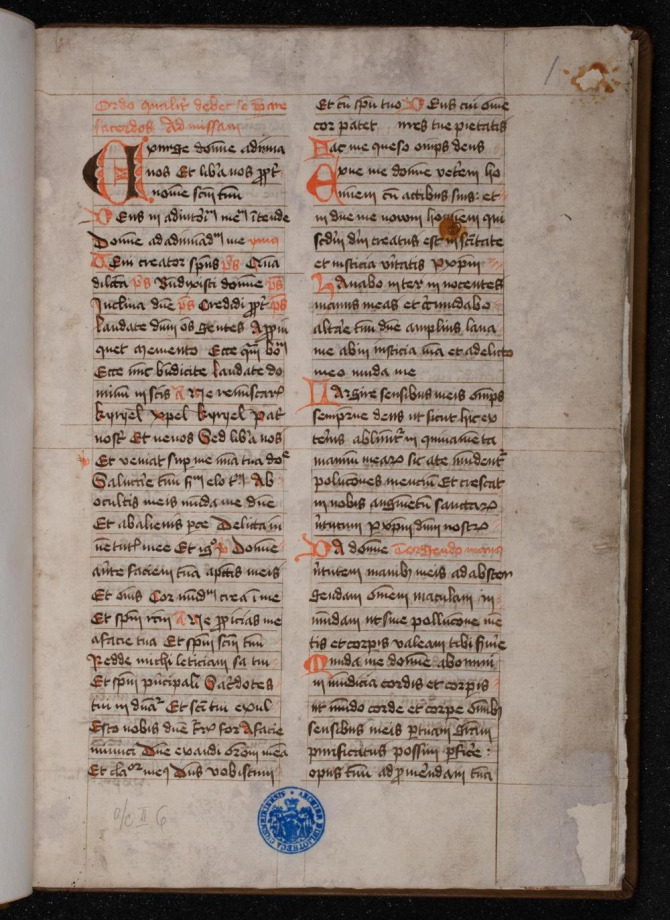 Missale speciale Iohannis scriptoris