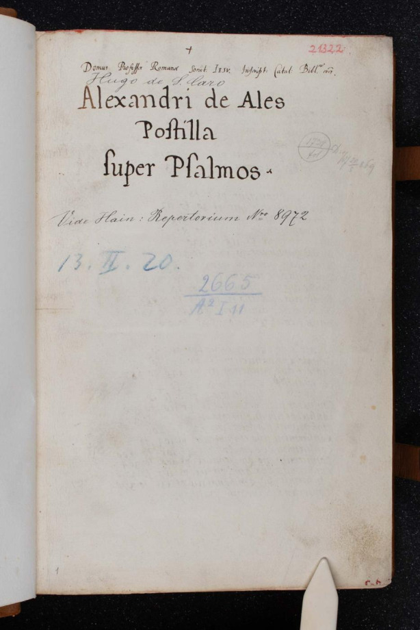 Postilla super Psalterium 