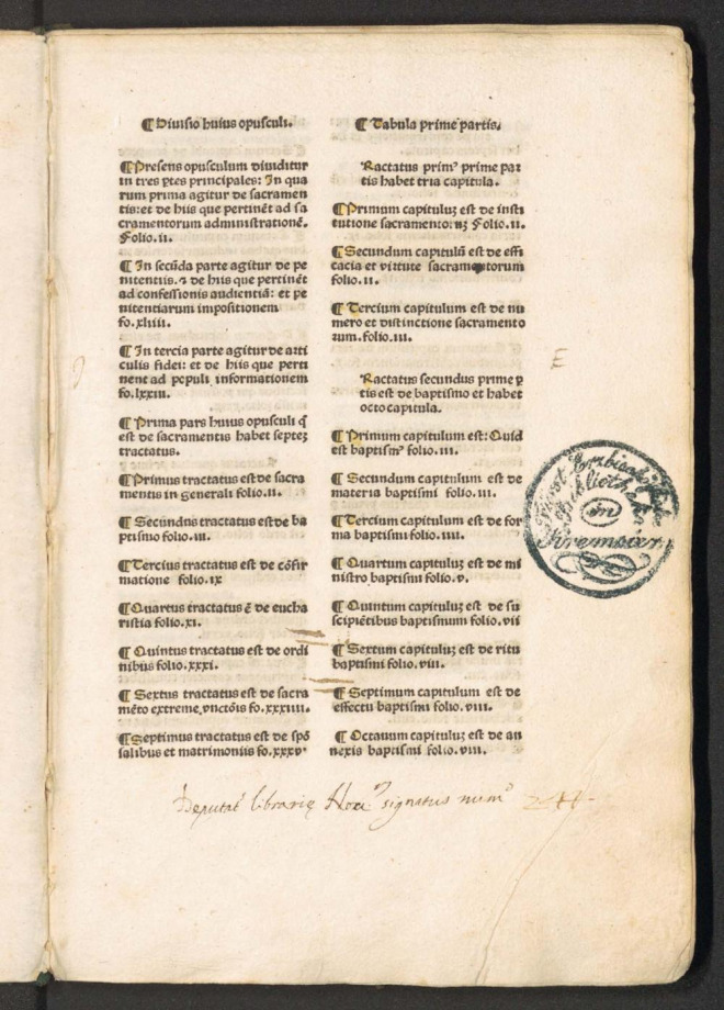 Manipulus curatorum 