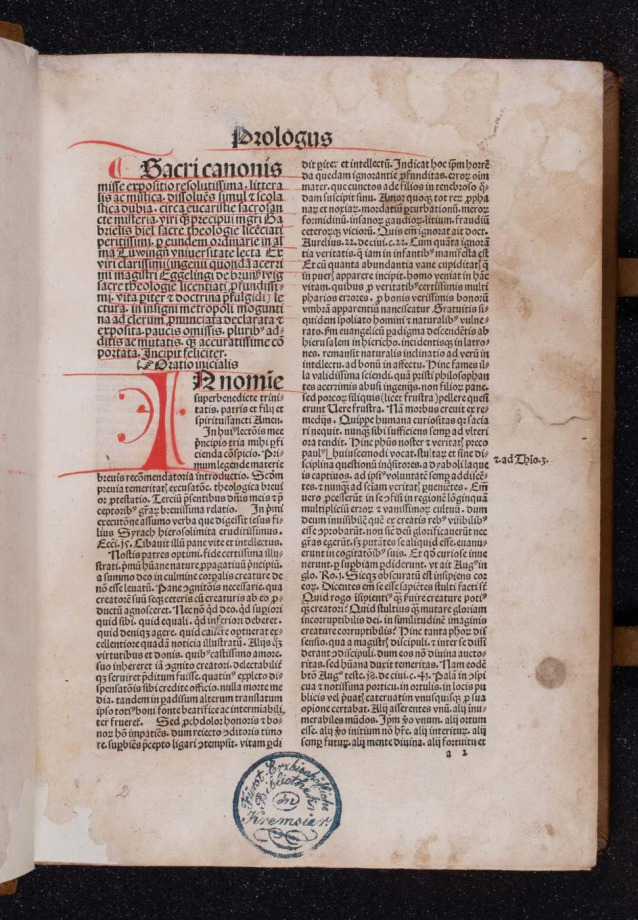 Sacri canonis missae expositio 