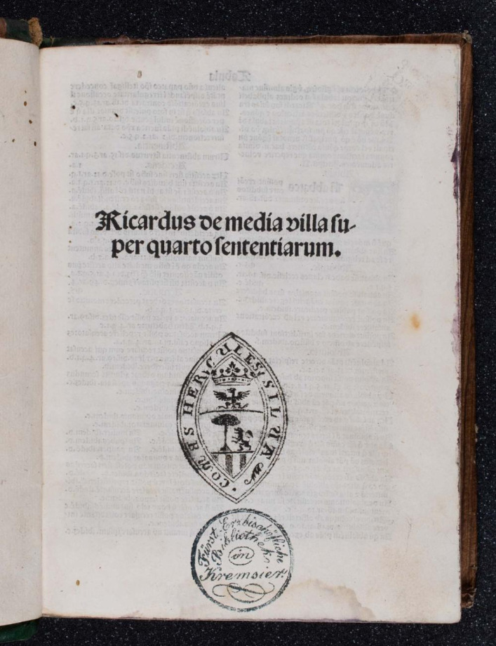 Commentum super quarto libro Sententiarum 