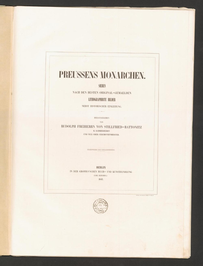PREUSSENS MONARCHEN