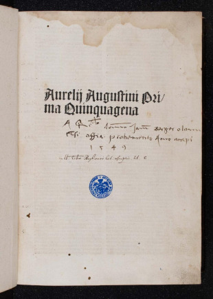 Explanatio psalmorum.