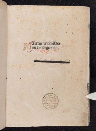 Scripta super quattuor libros Sententiarum