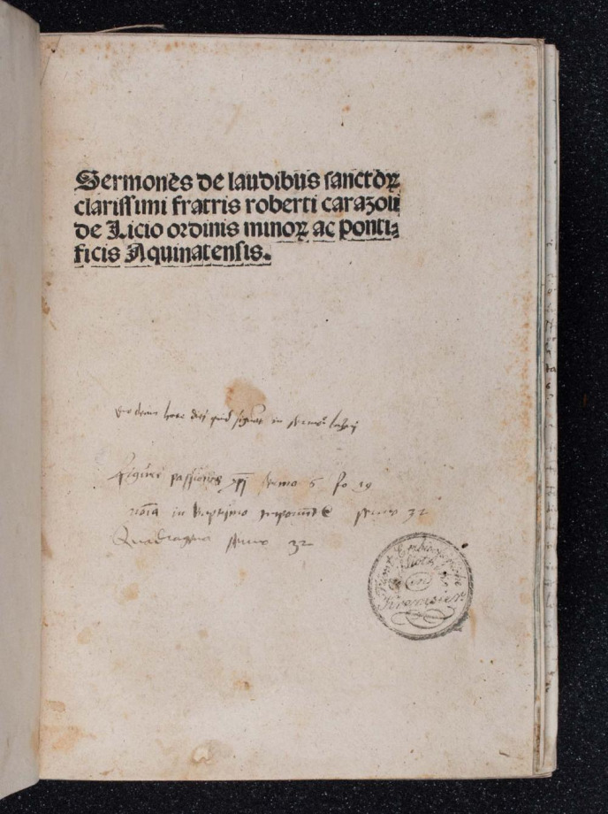 Sermones de laudibus sanctorum 