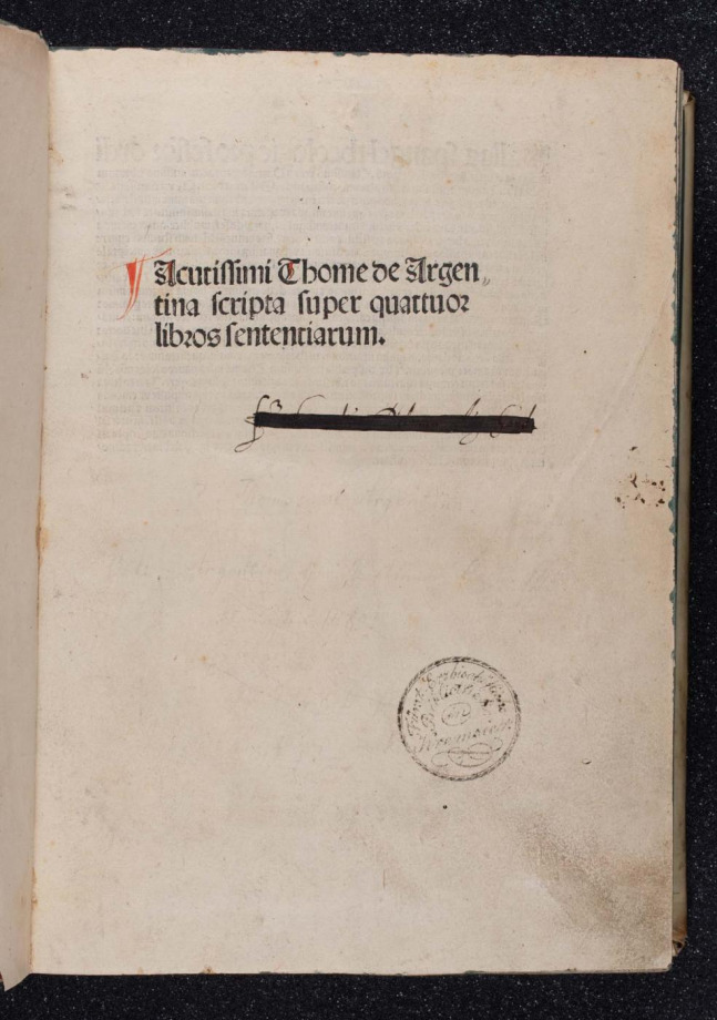 Scripta super quattuor libros Sententiarum