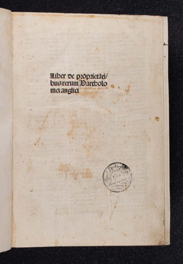 De proprietatibus rerum 