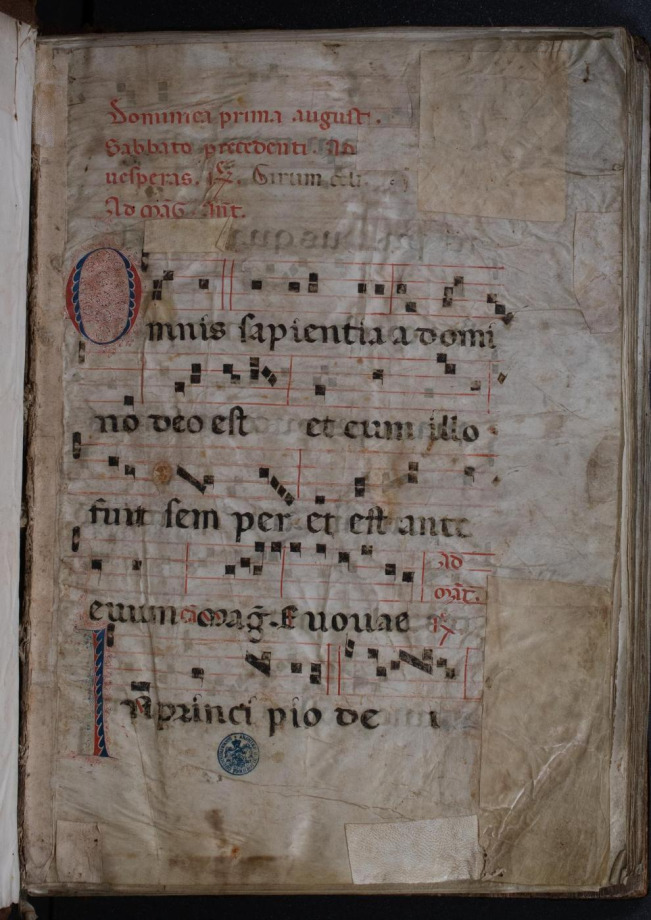 Antiphonarium iuxta ritum ordinis praedicatorum, pars autumnalis