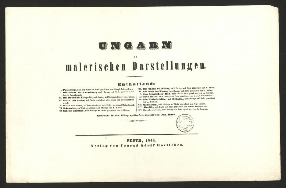 UNGARN in malerischen Darstellungen