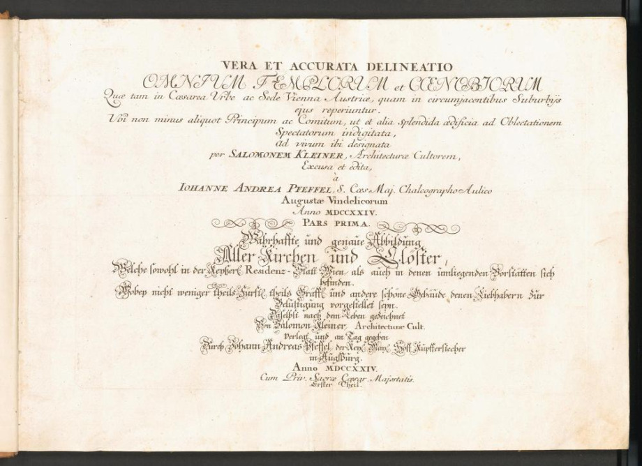 VERA ET ACCURATA DELINEATIO OMNIUM TEMPLORUM et COENOBIORUM