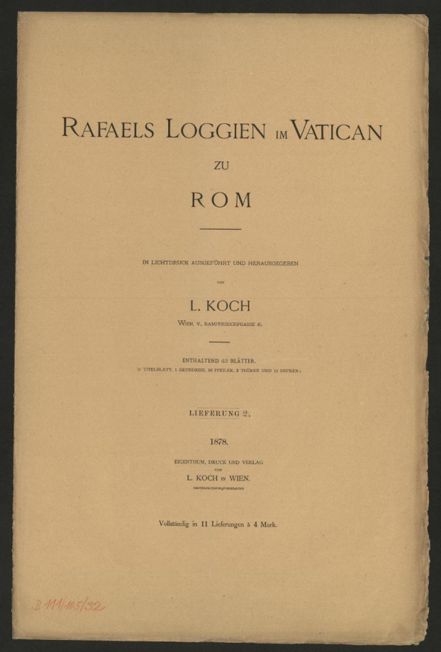 RAFAELS LOGGIEN IM VATICAN ZU ROM
