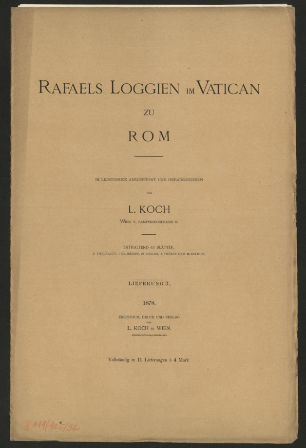 RAFAELS LOGGIEN IM VATICAN ZU ROM