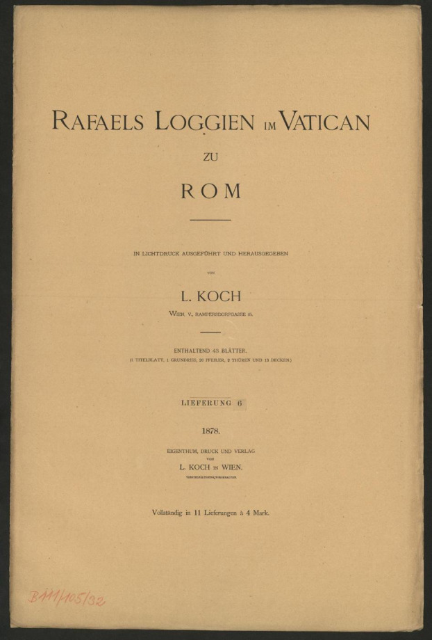 RAFAELS LOGGIEN IM VATICAN ZU ROM