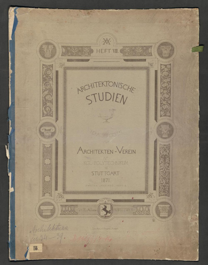 ARCHITEKTONISCHE STUDIEN