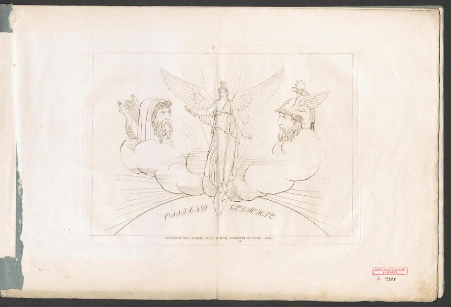 OSSIAN'S GEDICHTE in Umrissen 