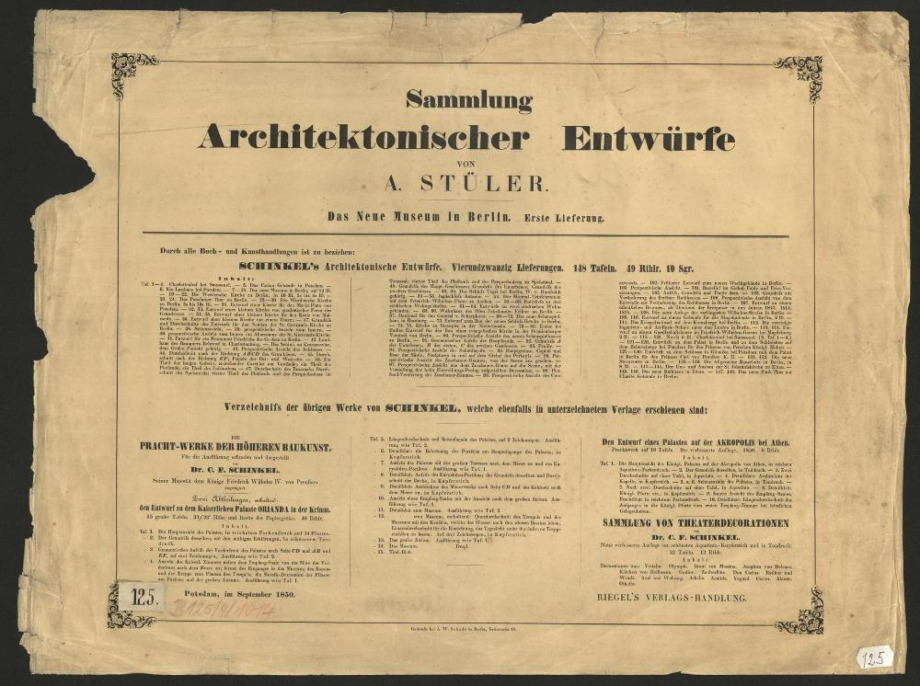 Sammlung Architektonischer Entwürfte