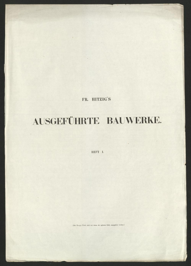 AUSGEFÜHRTE BAUWERKE.