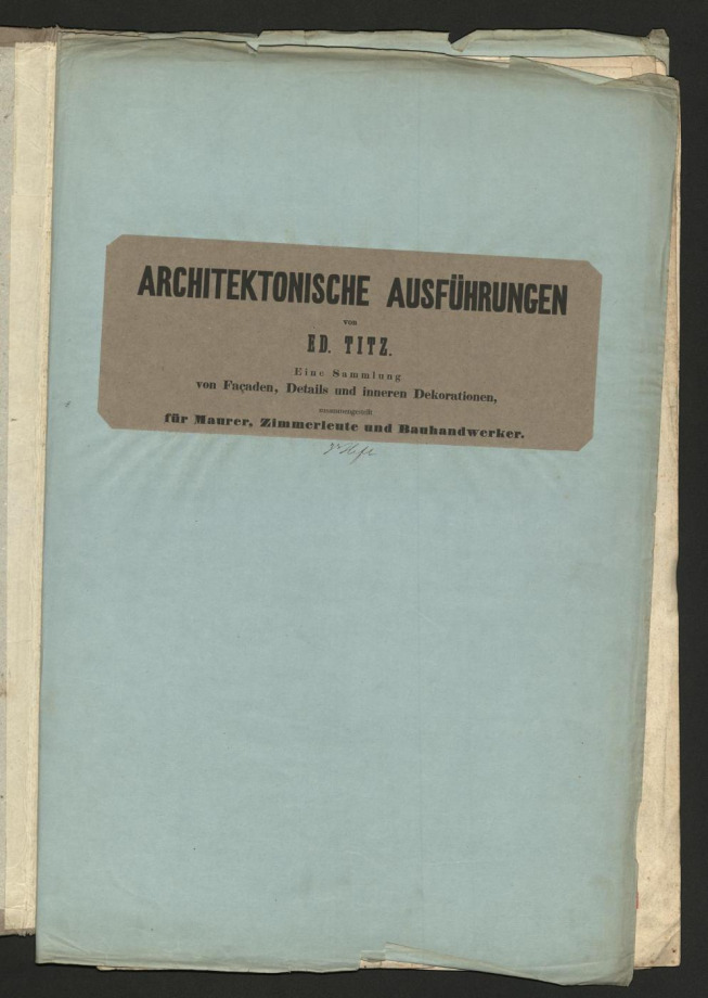 ARCHITEKRONISCHE AUSFÜHRUNGEN