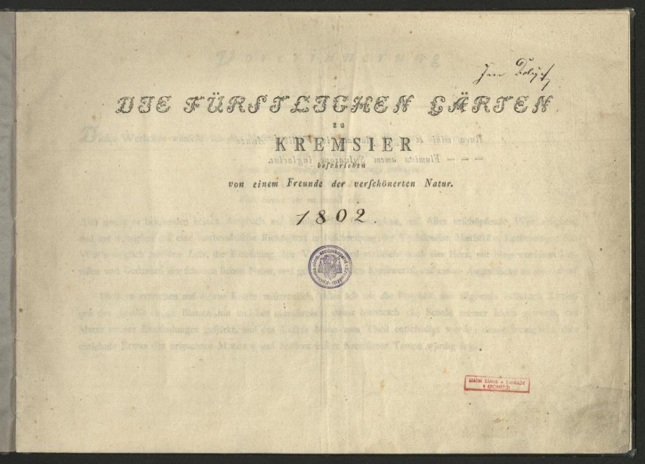 DIE FÜRSTLICHEN GÄRTEN zu KREMSIER