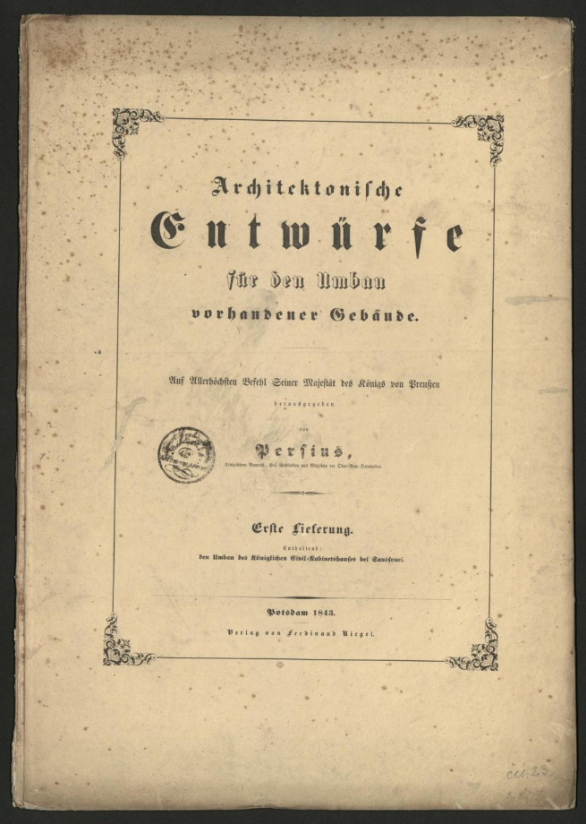 Architektonische Entwürfe für den Umbau vorhandener Gebäude.