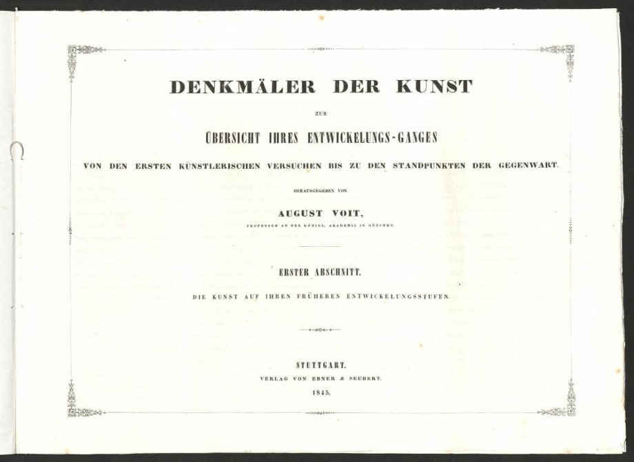 DENKMÄLER DER KUNST