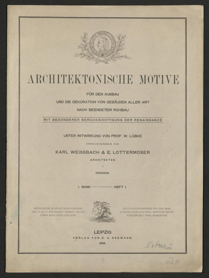 ARCHITEKTONISCHE MOTIVE FÜR DEN AUSBAU UND DIE DEKORATION VON GEBÄUDEN ALLER ART NACH BEENDETEM ROHBAU