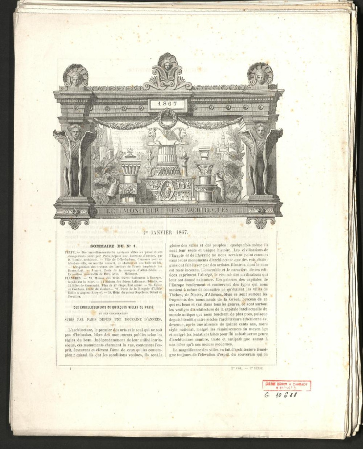 [LE MONITEUR DES ARCHITECTES]