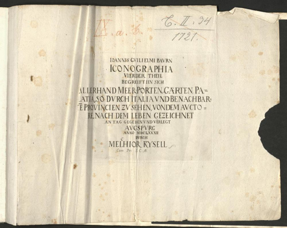 IOANNIS GVILIELMI BAVRN ICONOGRAPHIA