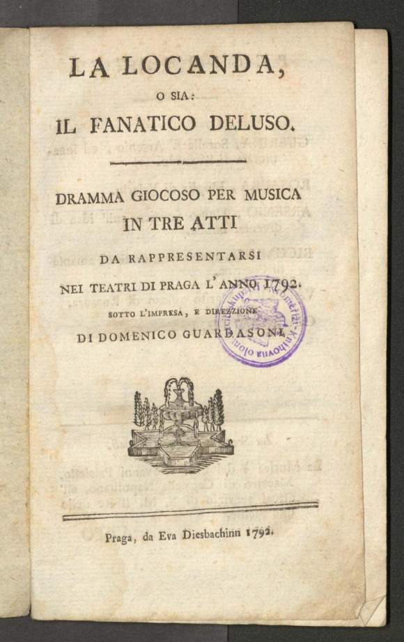 LA LOCANDA O SIA: IL FANATICO DELUSO