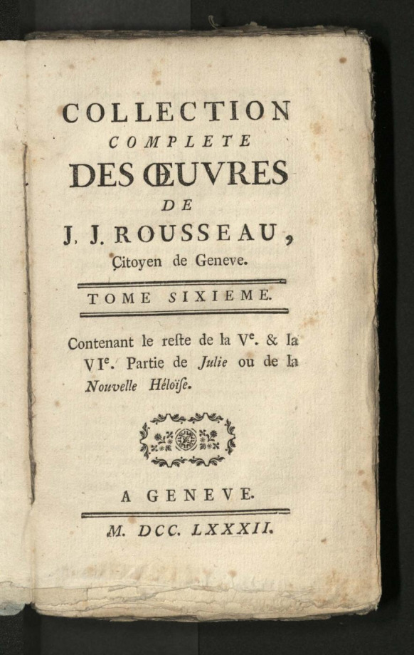 COLLECTION COMPLÈTE DES OEUVRES.