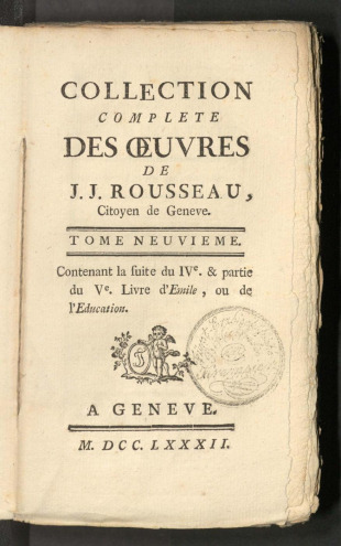 COLLECTION COMPLÈTE DES OEUVRES.