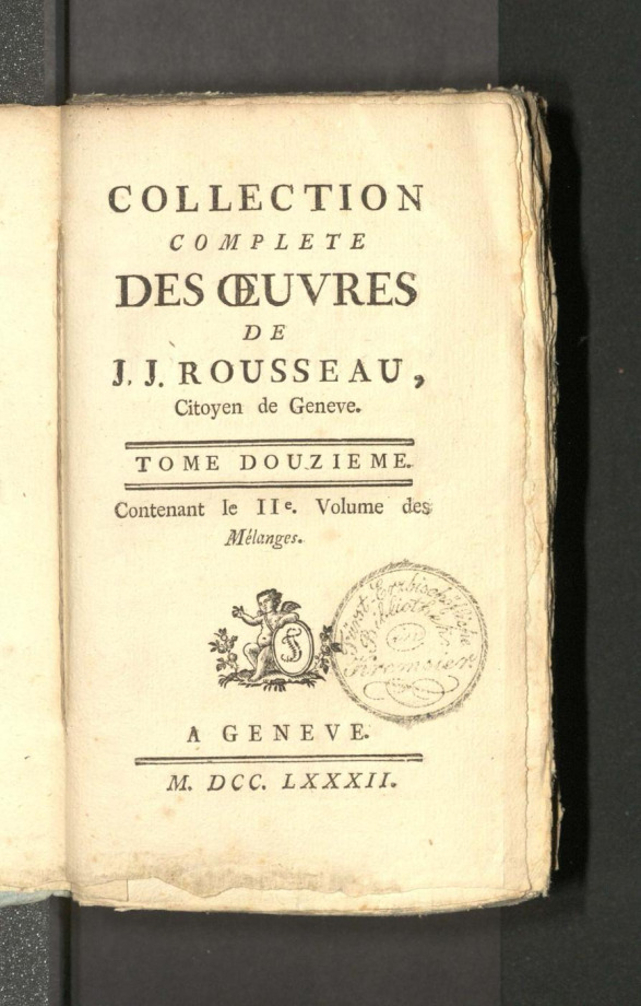 COLLECTION COMPLÈTE DES OEUVRES.