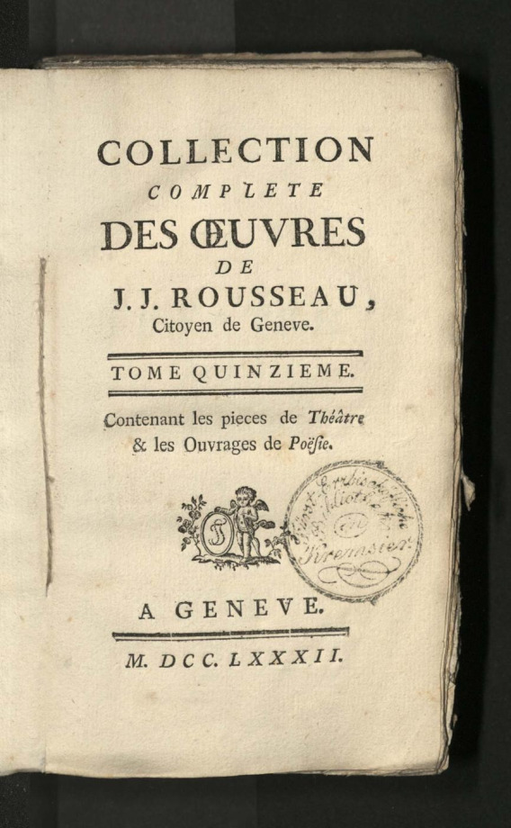 COLLECTION COMPLÈTE DES OEUVRES.