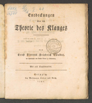 Entdeckungen über die Theorie des Klanges
