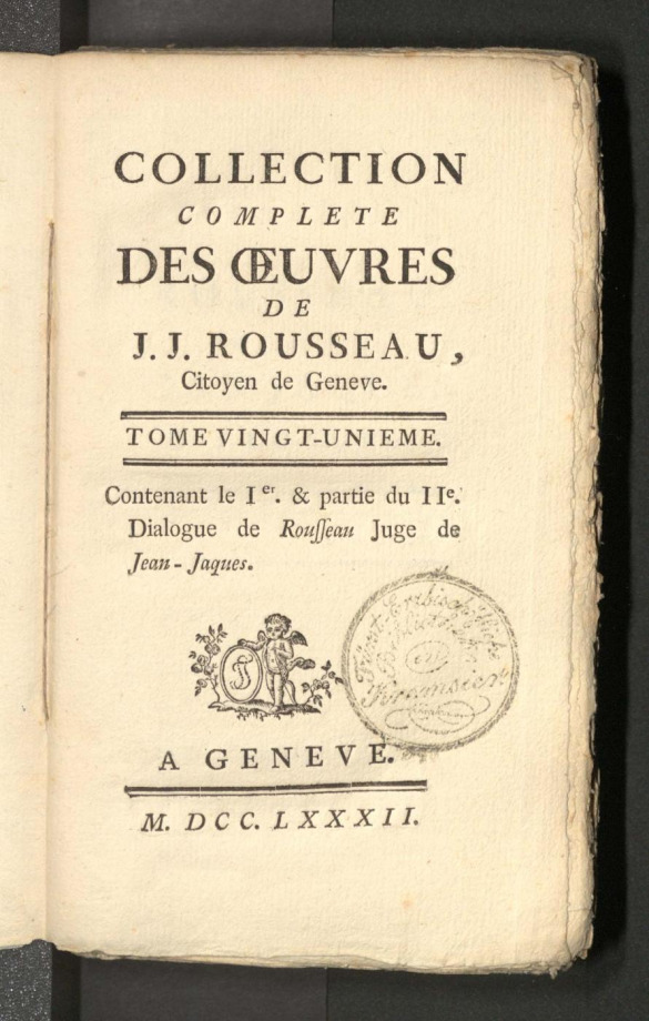 COLLECTION COMPLÈTE DES OEUVRES.