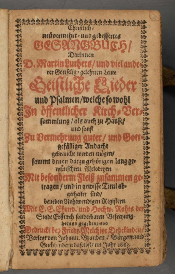 Christlich-neuvermehrt und gebessertes Gesangbuch