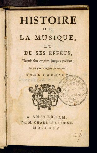 HISTOIRE DE LA MUSIQUE