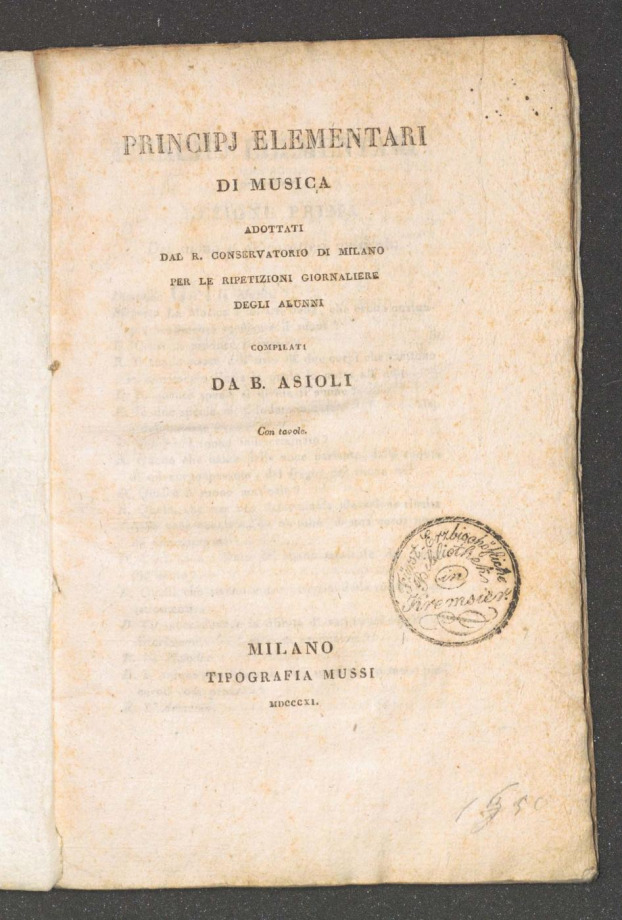 PRINCIPJ ELEMENTARI DI MUSICA