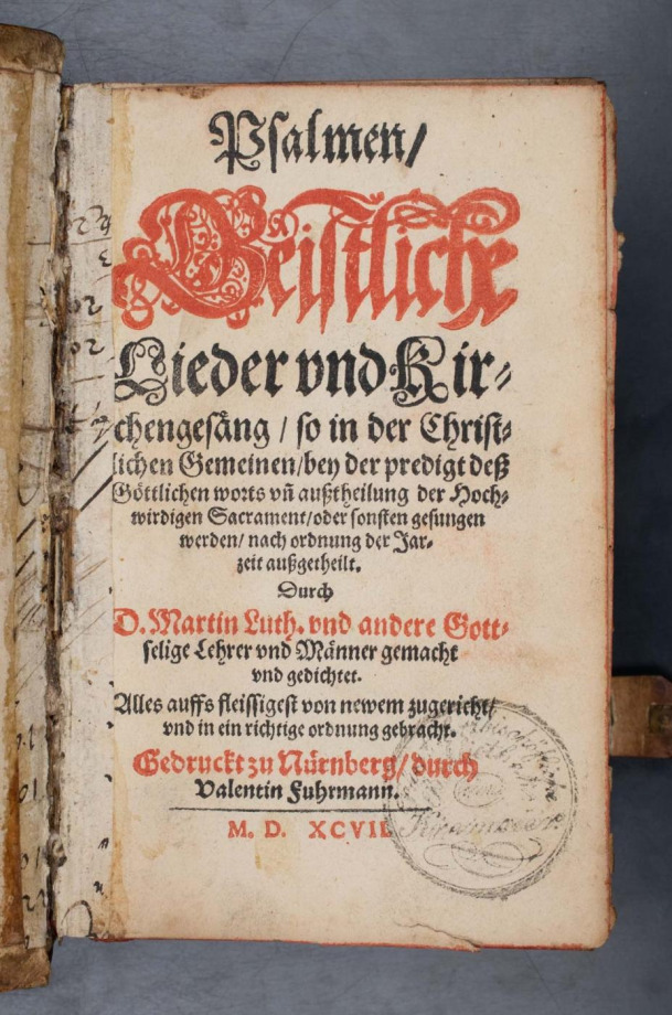 Psalmen Geistliche Lieder und Kirchengesäng