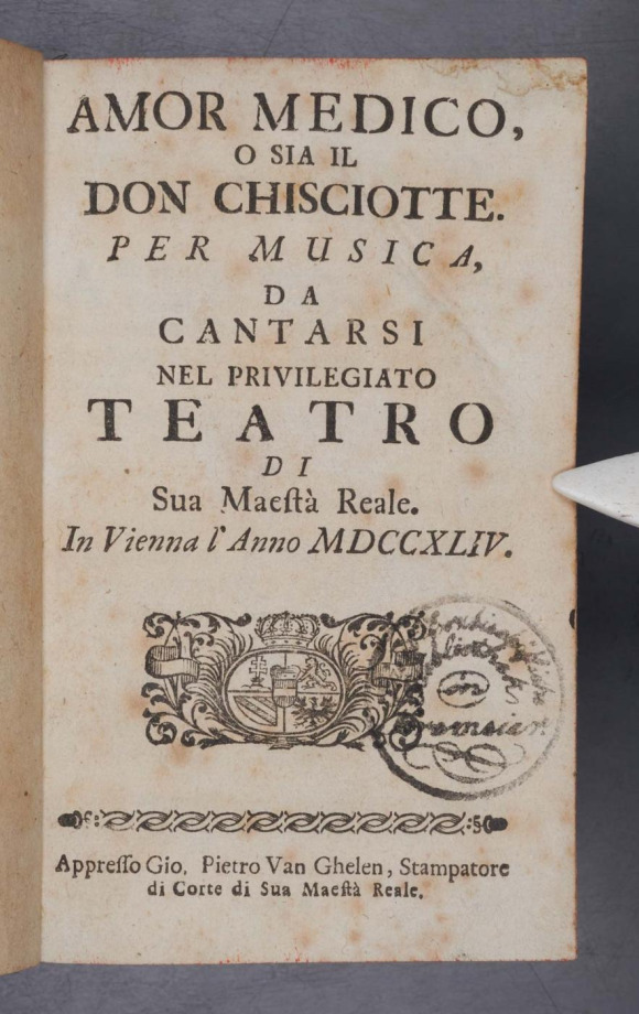 AMOR medico, o sia il Don Chisciotte