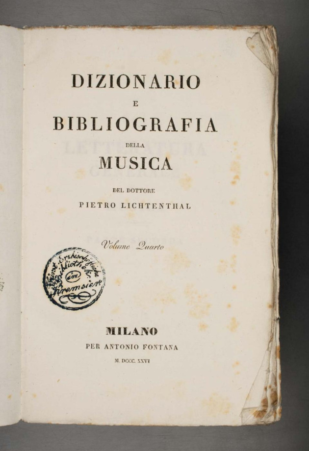 DIZIONARIO E BIBLIOGRAFIA DELLA MUSICA