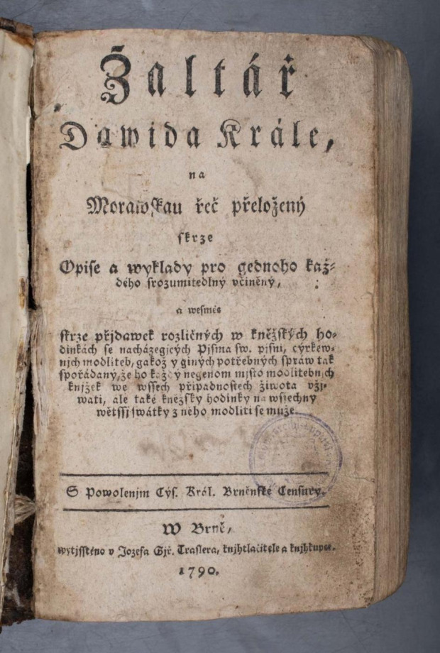 Žaltář Dawida Krále, na Morawskau řeč přeložený