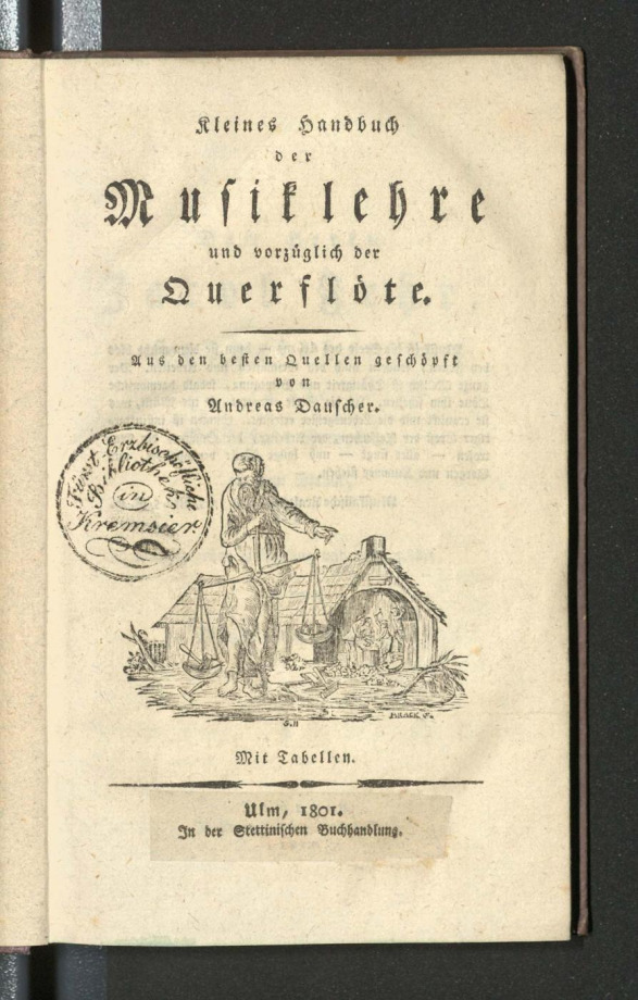 Kleines Handbuch der Musiklehre und vorzüglich der Querflöte